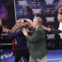 Video: David Benavidez and David Morrell scuffle at press event